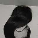 13x4 Synthetic Lace Front Wig Long Straight Hair Wig For Black Women 26 inch Hd Lace Front Wigs Glueless Pre Plucked Synthetic Wig For Daily Use Ready To Wear Natural Color(1B)