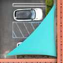 Royal Shade 18' x 18' x 25.5' Turquoise Right Triangle Sun Shade Sail RS-SLT, 95% UV Blockage, 200GSM Commercial Standard Heavy Duty, Water & Air Permeable Canopy Mesh for Patio (Make Custom Sizes)