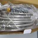 Garden Hose Metal 75FT, Stainless Steel Heavy Duty Water Hose With 10 Function Nozzle, No-Kink, Tough & Flexible, Sturdy and Lightweight, Rust Proof hose for Yard, Outdoor, RV
