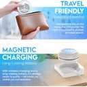 Fruit and Vegetable Washing Machine, Fruit Vegetable Cleaner Device, Portable USB Wireless Veggie Wash with Purification Technology, for Washing Fruits, Vegetables, Rice, Meat