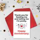 5 x NewEleven Gifts For Men - Romantic Gifts For Boyfriend, Husband, Him - Couple Gift Cards, Anniversary Card For Husband From Wife, Her - Greeting Card