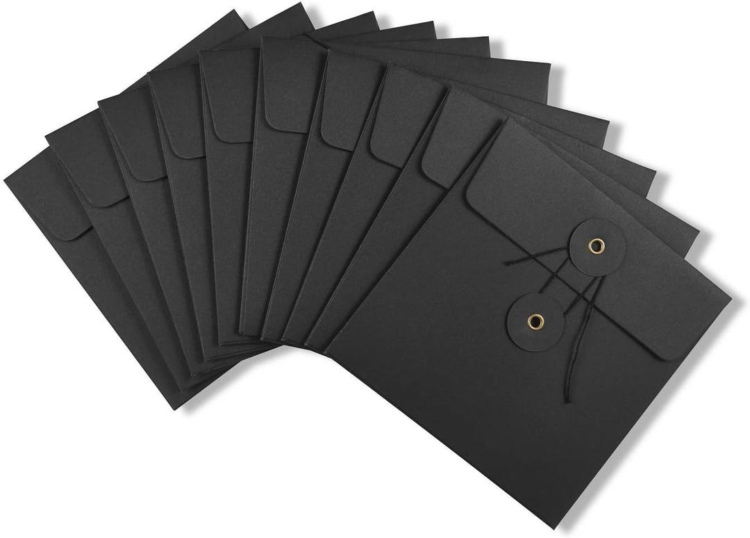 Wyvern Resleeve Cardboard Cd Sleeve 10 Pack/Set 9in/7in Black