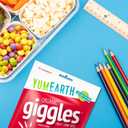 YumEarth Organic Giggles Chewy Candy - Allergy Friendly (Top 9 Free), No Artificial Dyes, Non GMO, Gluten Free, Vegan Candy Snacks - 5 Ounce Bag (Pack of 6) (EXP 10/14/27)