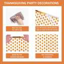Thanksgiving Party Decorations Set,Foil Curtain Backdrop,Turkey Balloons, Tablecloth, Cake Toppers, Banner