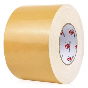 BOMEI PACK 4" Tan Brown Duct Tape Wide Roll, 4 Inch x 60 Yards, Industrial Grade, Heavy Duty, Waterproof and UV Resistant, Residue Free for Repairing