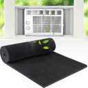 15.7" x 59" Extra Large Cuttable Air Conditioner Filters - Cut to Fit Carbon Pad Air Purifier Filters, Washable Reusable Foam Pad Pre Filter Roll for Air Filters AC Window Unit Charcoal Sheet