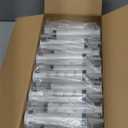 FOCUSLINE 50 Pack Jelly Shot Syringes, 2 OZ Capacity Plastic Shot Glasses, Durable Jelly Shot Syringes with Lid, Perfect for Halloween, Thanksgiving, Christmas