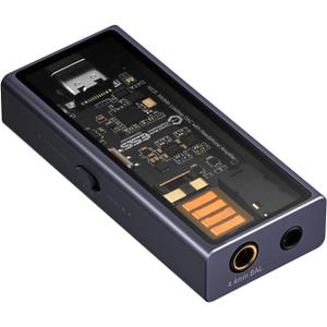 Questyle M15i Electro Purple Headphone Amplifier [MFi Certified] Electronic Music/ACG Custom Tuning Portable USB C DAC Amps with 4.4mm/3.5mm Outputs PCM 768kHz/DSD512 Hi-res Lossless Audio Adapter
