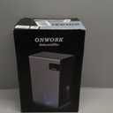 Dehumidifier, 95 OZ Dehumidifiers for Home (800 sq.ft), Quiet Small Dehumidifiers for Bedroom Bathroom Basements Closet RV, Auto Shut Off, Two Working Models and 7 Colors LEDWhite