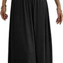 Mieazom Women's Summer Mock Knot Front Maxi Dress Sleeveless Square Neck Corset Ruched Waist Emipre Flowly Casual Dresses, Small, Black