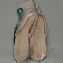 Uacllcau Kitten Heels Sandals for Women Square Open Toe Flip Flops Strappy Heels for Women Sandals Slides, Size 6