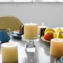 Crystal Taper Candle Holders, 3 Inch Tall Crystal Decorative Candle Stand Centerpiece for Table Wedding Dinning Party