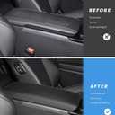 INTGET Center Console Cover for 2025 2026 Toyota Camry Accessories Leather Camry XLE/SE/XLE/XSE Car Middle Armrest Arm Rest Box Lid Seat Protector Cushion Saver (Carbon Fiber Texture, 2025+)