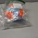 Chuckit! Indoor Fetch Ball Dog Toy for Dogs - Interactive Dog Toys for Boredom, 4.75 Inch, Orange and Blue