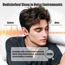 Ear Plugs for Sleeping Noise Cancelling, 30dB Noise Reduction Earplugs, Soft Silicone Reusable Hearing Protection Earplugs for Noise Sensitivity, Deep Focus, Work, Travel, Concert with Case & 8Eartips