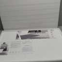 Extra Large Stone Bath Mat, 32''x20'' Non-Slip Diatomaceous Earth Stone Bath Mat, Super Absorbent Quick Drying for Bathroom/Kitchen, Easy to Clean (31.5x19.7'', Whitesoundwave 1 Pack)