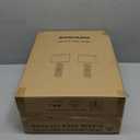 Set of 2 Rustic Farmhouse Table Lamps for Living Room Bedroom, Vintage Bedside Lamp with Dual USB Port, Antique White Resin Retro Nightstand Lamps with Night Light