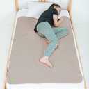 PeapodMats Bedwetting & Incontinence Waterproof Bed Mat - Reusable Underpad. Secure Placement & Breathable. Washable. Enviro Friendly 3x5 (Sand) Mattress Protector & Pee Pad for Kids & Adults (3x5 ft (Pack of 1))