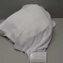 White Table Skirt for Rectangle Tables 14FT Chiffon Sheer Tablecloth for Birthday Party Sweetheart Cake Table Decoration