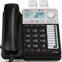 AT&T ML17929 2-Line Corded Speakerphone with Caller ID/Call Waiting, Black - Built-in Speakerphone, 3-Way Conferencing, Headset Compatible