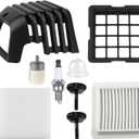 SRM 2620 Air Filter Cover Kit for Echo 2620 Weed Eater SRM-2620 SRM-2620T PE-2620 PAS-2620 PPT-2620 SRM-3020 SRM 2620 Trimmer Air Filter Cover Fastener Knob Spark Plug Primer Bulb Parts