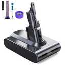 P.TOULTEK 21.6V 6.0Ah Replacement Battery for Dyson V7 with Display, Compatible with Dyson SV11 V7 Motorhead V7 Animal V7 Trigger V7 HEPA V7 Car+Boat V7 Absolute Handheld Vacuum Cleaners