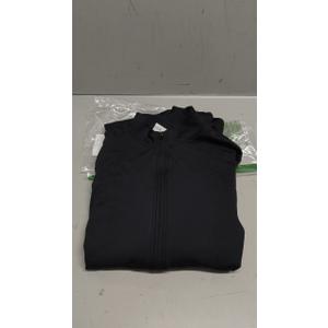 Womens Long Sleeve Workout Jumpsuit Zip Up Yoga Rompers Sexy Tummy Control One Piece Bodycon Bottom Pants (Medium, #3 Thermal Black)