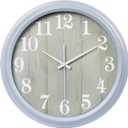 18 Inch Outdoor Clock Waterproof for Patio, Bathroom, Deck, Porch, Pool (Gray)