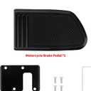 Motorcycle Brake Pedal Cover Large Brake Lever Pad Fit for Harley Softail Street Bob Fat Bob FXBB FXFB 2018-2025 Pure Black