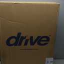 Drive Medical Rollator Walker with Seat - Stable Mobility Support - Height Adjustable - Durable Steel Frame Construction - Smooth 7.5" Wheels - Foldable Frame - 350 Lb Limit - Red