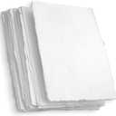 Wanderings Handmade White Deckle Edge Blank Paper - 4" x 6" - Pack of 50 - Watercolor/Mixed Media Paper - Save the Date Invitations Greeting Cards Notes DIY Arts Crafts - Thick 150 GSM