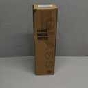 Kodrine 32oz Glass Water Bottle with Straw, Glass Drinking Bottle with 2 lids-Bamboo and Spout Lid, Leakproof Daily Water Intake Bottle with Time Marker for Home,Outdoor Sports, BPA free, Navy Blue