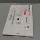 4PCS Stone Drying Tray for Bathroom Sink and Kitchen Counter, Fast Drying Diatomite Stones Soap Trays, Diatomaceous Coaster, Vanity Trays, Water Absorbing Stone Tray for Sink (White 4stripes)