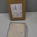 Upsimples 5x7 Picture Frame Set of 3, Made of High Definition Glass for 5 x 7 Black Frames, Wall and Tabletop Display Thin Border Photo Frame for Home Dcor