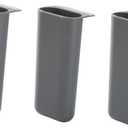 Ciieeo Creative Diy Screen Pen Holder Set with Strong Adhesive for Computer Monitor and Desk Space-Saving Desktop Organizers for Office Supplies Easy to Remove without Surface Damage 3 Pieces Gray