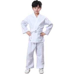 Karate Gi for Kids & Adults Lightweight Students Karate Uniform Sets with Belt for Martial Arts trainning (0, White)
