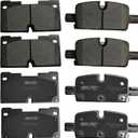 SIPAUTEC-Front and Rear Brake Pad Set 4-Wheel Set Ceramic Disc Brake Pads Replacement For 2019-2025 Chevrolet Silverado 1500 | Suburban Tahoe | Cadillac Escalade ESV | GMC Sierra 1500 | Yukon XL