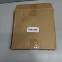 Drip Pans Electric Stove Drip Pans, Chrome Stove Drip Pans Replacement Compatible for Most Plug-in Electric Ranges include Silver 2 * 6in and 2 * 8in