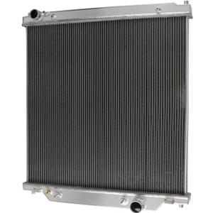 ECMRAD 4 Row Performance Radiator Compatible for 2003-2007 Ford F350 F450 F250 6.0L Super Duty Powerstroke Diesel 2006 2005 2004