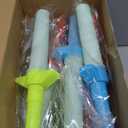 VANVENE Light Up LED Swords Expandable Laser Sabers Glow in Dark, Mini Glow Sticks, [20 Pack], 4-Section 5 Colors, Flashing Neon Party Favors