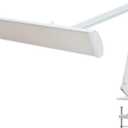24-Inch LED Architect Desk Lamp with Clamp, 30W 2300LM, White