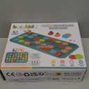 STEM Board Games Educational Learning Toys, Brain Teasers Puzzles Logical Road Builder, Montessori Preschool Birthdays Gifts for Kids Ages 3-8 Year Old, Super Large with 8 Boards