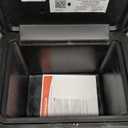 SentrySafe Black Fireproof Document Box with Key Lock, Safe Secures Files and Documents for Home or Office, 0.61 Cubic Feet, 13.6 x 15.3 x 12.1 inches, 1170