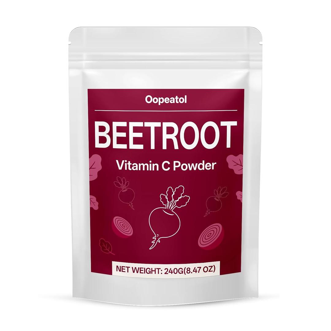 Beet Root Powder,Plant Energy +Rich Vitamin C for Juices & Smoothies, Perfect for Baking, Natural Food Coloring,8.47 oz Resealable Bag (EXP 06/26/27)