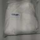 HAIRUO Cotton Linen Table Cloths Retro Farmhouse Heavy Fabric Table Cover Pink White Washable Table Top for Parties Coffee Kitchen Picnic Round Table Cloth (White, Round, 47")