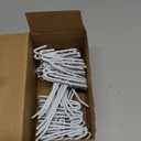 Moxweyeni 4 Inch Grid Wall Hooks 25 Pcs Gridwall Panel Hooks Store Garage Wall Mount Organizers Storage Grid Display Hangers for Retail, Craft Show, Home Setup, Customized Display (White)