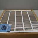 24"W x 24"H [Duct Opening Size] Steel Return Air Grille, Air Return Vent Cover for Ceiling and Sidewall - HVAC Air Vent Covers - [Outer Dimensions: 25.75"W x 25.75"H]