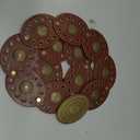 Wide Disc Belt for Women Disk Concho Belts Western Leather Belt Boho Waist Belt for Dress