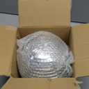 Alytimes Mirror Disco Ball - 8-Inch Cool and Fun Silver Hanging Party Disco Ball Big Party Decorations, Party Design