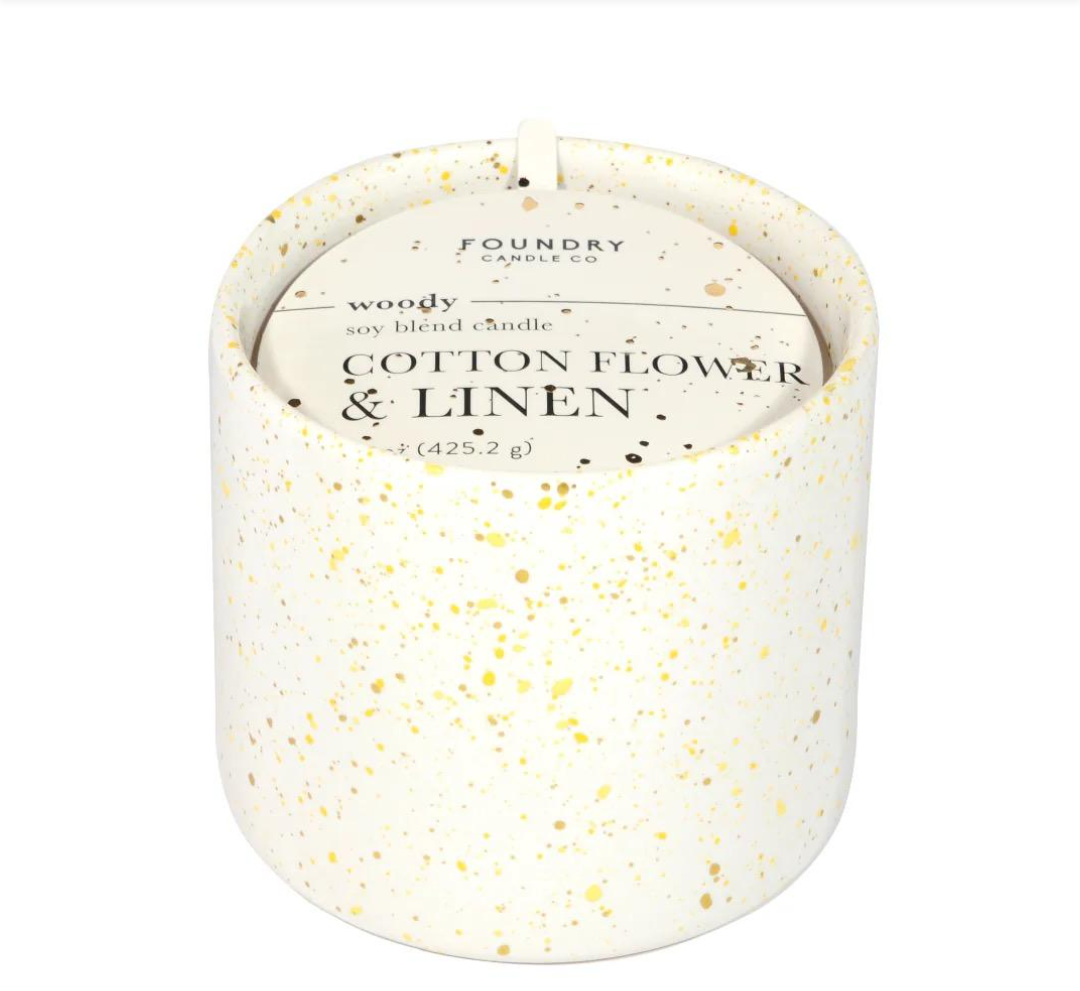 Foundry Candle Co. Cotton Flower & Linen